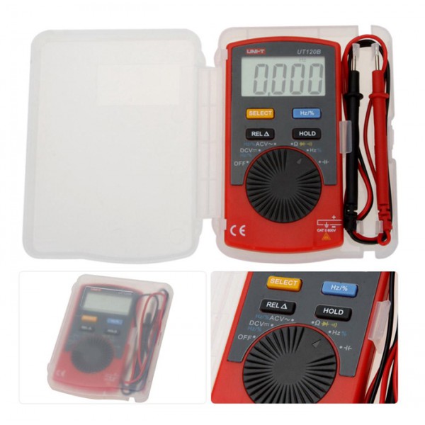 UNI-T ψηφιακό πολύμετρο τσέπης UT120B, 600V DC/AC UNI-T ψηφιακό πολύμετρο τσέπης UT120B, 600V DC/AC