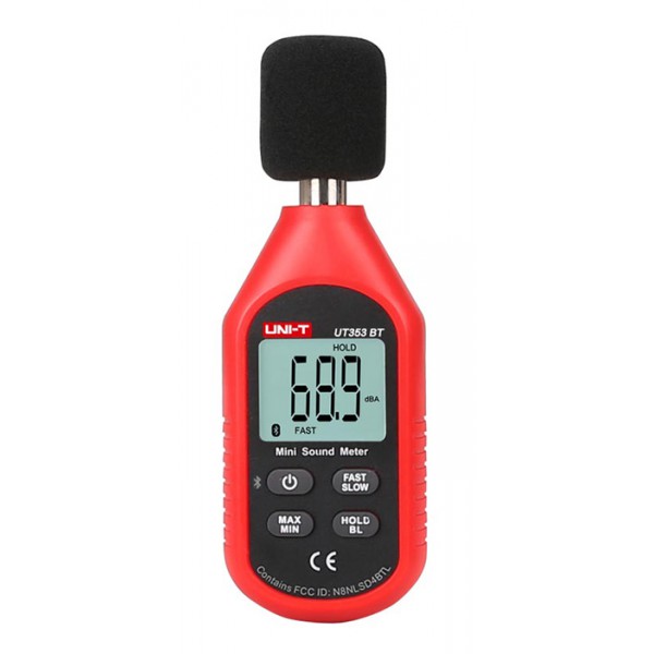 UNI-T ψηφιακό ντεσιμπελόμετρο UT353BT, 30-130dB, Bluetooth UNI-T ψηφιακό ντεσιμπελόμετρο UT353BT, 30-130dB, Bluetooth