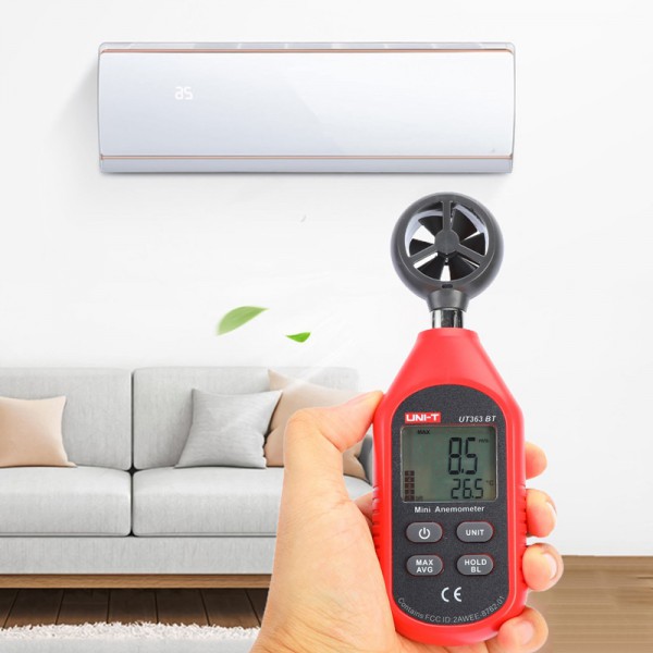 UNI-T ψηφιακό ανεμόμετρο UT363BT, 0-30m/s, Bluetooth UNI-T ψηφιακό ανεμόμετρο UT363BT, 0-30m/s, Bluetooth