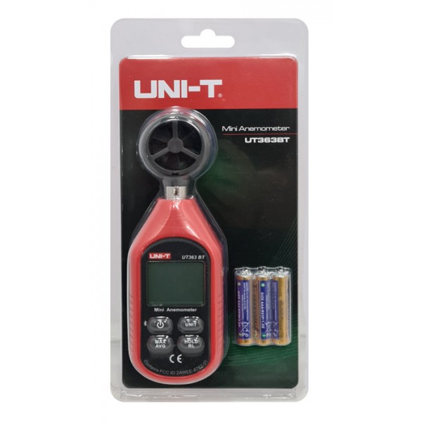 UNI-T ψηφιακό ανεμόμετρο UT363BT, 0-30m/s, Bluetooth UNI-T ψηφιακό ανεμόμετρο UT363BT, 0-30m/s, Bluetooth