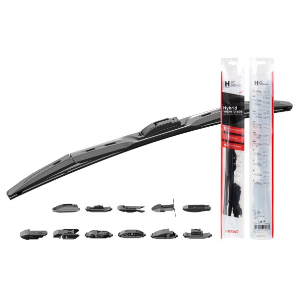 AMIO υαλοκαθαριστήρας Hybrid 02212, 26" (650mm), 11 αντάπτορες