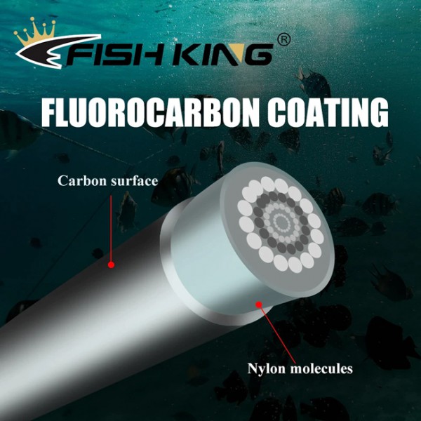 FISH KING πετονιά ψαρέματος FISH-0036, 9.7kg, 0.35mm, 100m, διάφανη FISH KING πετονιά ψαρέματος FISH-0036, 9.7kg, 0.35mm, 100m, διάφανη