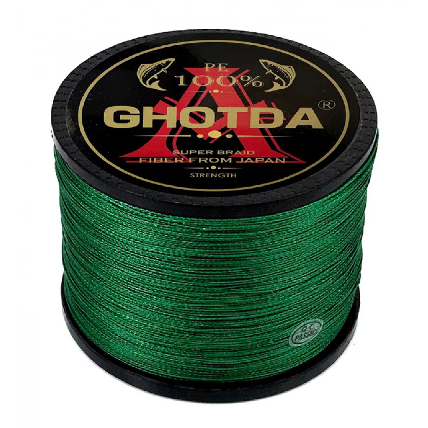 GHOTDA νήμα FISH-0040, τετράκλωνο, 18lb, 0.16mm, 1000m, πράσινο GHOTDA νήμα FISH-0040, τετράκλωνο, 18lb, 0.16mm, 1000m, πράσινο