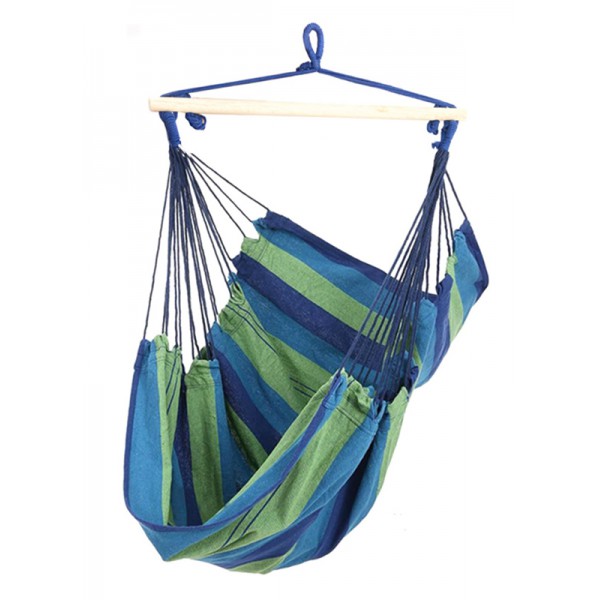 Αιώρα κάθισμα AG233B, 90x100cm, έως 120kg, μπλε-πράσινη Αιώρα κάθισμα AG233B, 90x100cm, έως 120kg, μπλε-πράσινη