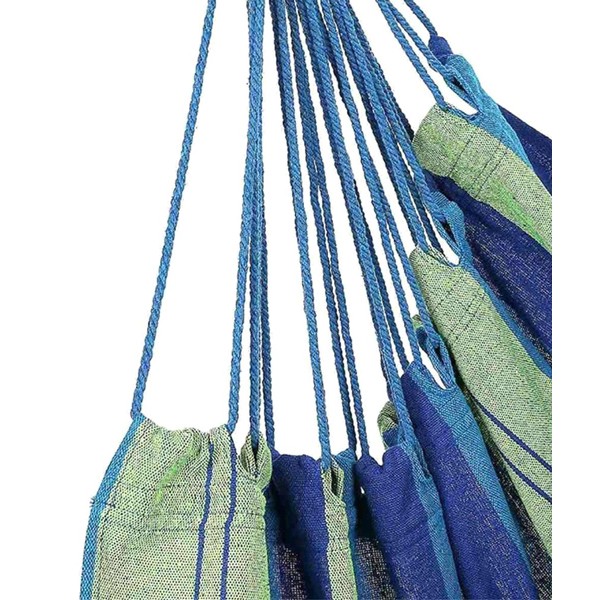 Αιώρα κάθισμα AG233B, 90x100cm, έως 120kg, μπλε-πράσινη Αιώρα κάθισμα AG233B, 90x100cm, έως 120kg, μπλε-πράσινη