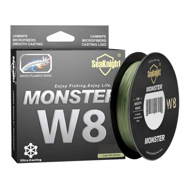 SEAKNIGHT νήμα Manster LN0230, οκτάκλωνο, 45.4kg, 0.50mm, 300m, πράσινο