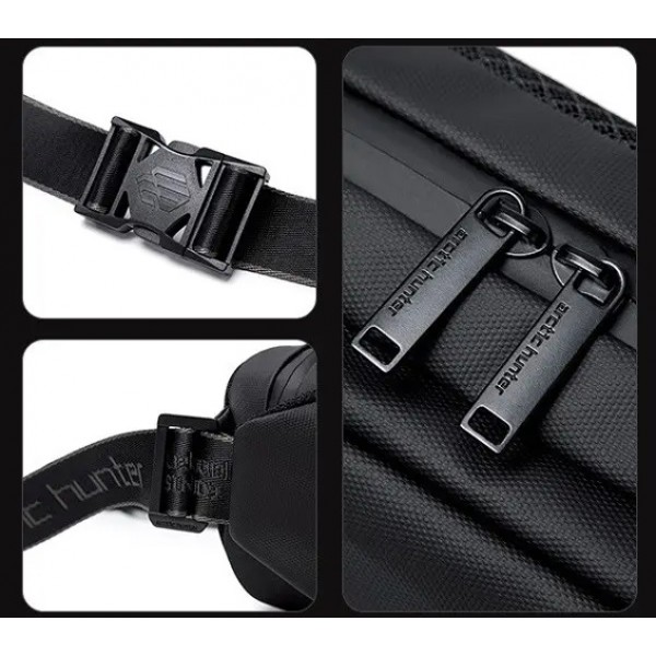 ARCTIC HUNTER τσάντα μέσης YB00029, μαύρη ARCTIC HUNTER τσάντα μέσης YB00029, μαύρη