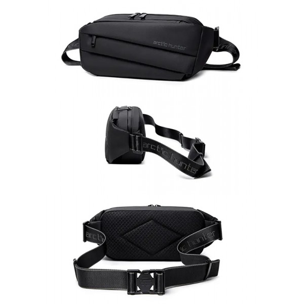 ARCTIC HUNTER τσάντα μέσης YB00029, μαύρη ARCTIC HUNTER τσάντα μέσης YB00029, μαύρη