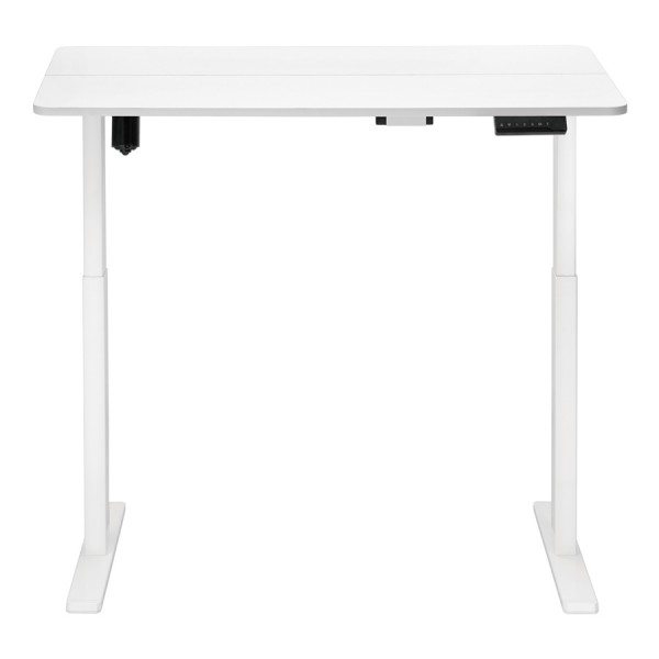BRATECK ηλεκτρικό γραφείο S08-22D-B, ρυθμιζόμενο ύψος, 120x60cm, λευκό