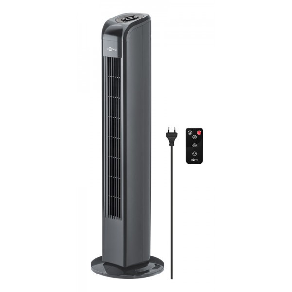 GOOBAY ανεμιστήρας πύργος 59517 με τηλεχειριστήριο, 80cm, 50W, γκρι GOOBAY ανεμιστήρας πύργος 59517 με τηλεχειριστήριο, 80cm, 50W, γκρι