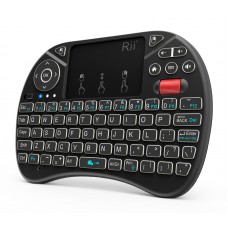 RIITEK ασύρματο πληκτρολόγιο Mini i8X με touchpad, backlit, 2.4GHz