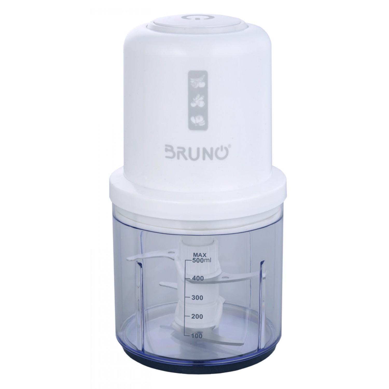 BRUNO πολυκόπτης BRN-0066, 500ml, 400W, 4 λεπίδες, λευκό BRUNO πολυκόπτης BRN-0066, 500ml, 400W, 4 λεπίδες, λευκό