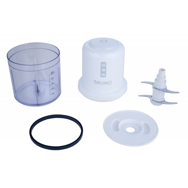 BRUNO πολυκόπτης BRN-0066, 500ml, 400W, 4 λεπίδες, λευκό BRUNO πολυκόπτης BRN-0066, 500ml, 400W, 4 λεπίδες, λευκό