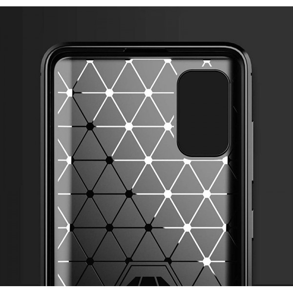 POWERTECH θήκη Carbon MOB-1731 για Xiaomi Note 11 5G/M4 Pro 5G, μαύρη