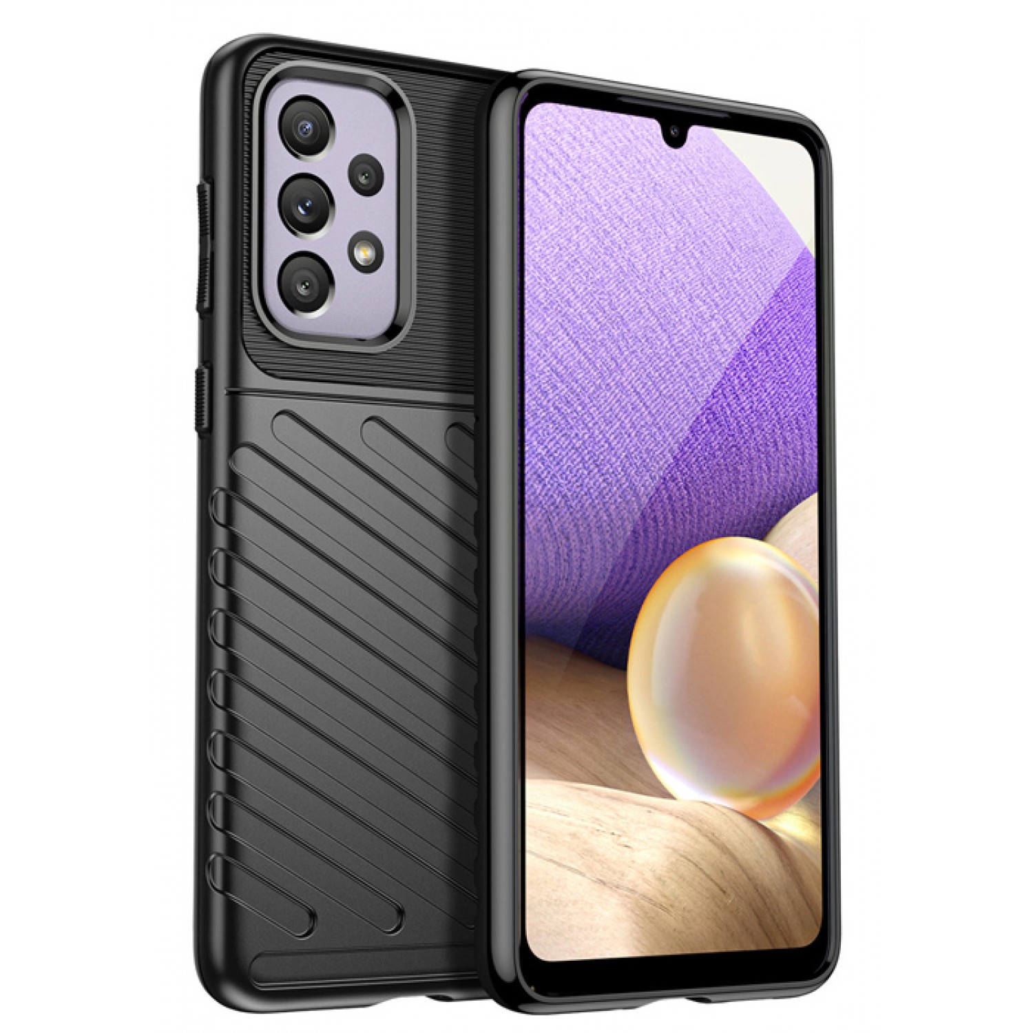 POWERTECH Θήκη Thunder MOB-1733 για Samsung A33 5G, μαύρη POWERTECH Θήκη Thunder MOB-1733 για Samsung A33 5G, μαύρη