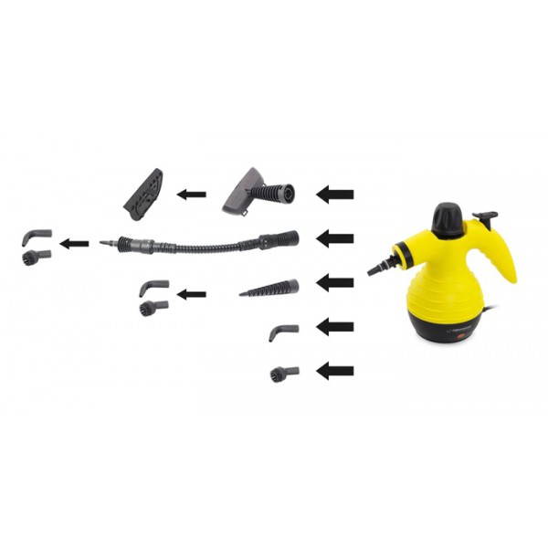 ESPERANZA ατμοκαθαριστής χειρός EHS001, 3 Pa, 1050W, 350ml, κίτρινος ESPERANZA ατμοκαθαριστής χειρός EHS001, 3 Pa, 1050W, 350ml, κίτρινος