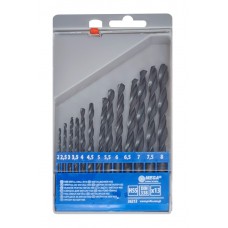 MEGA σετ τρυπάνια για σίδηρο HSS 26213, 2-8mm, DIN 338, 13τμχ