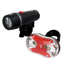 ESPERANZA σετ φωτισμού ποδηλάτου EOT015, εμπρός & πίσω, μαύρο