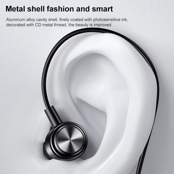 USAMS earphones με μικρόφωνο SJ548, 3.5mm, 1.2m, μαύρα
