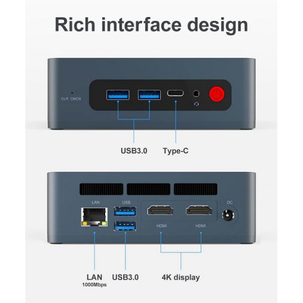 BEELINK mini PC SEI8, INTEL CPU i5-8279U, 8GB, 256GB SSD, Windows 11 Pro BEELINK mini PC SEI8, INTEL CPU i5-8279U, 8GB, 256GB SSD, Windows 11 Pro