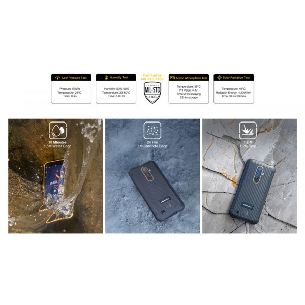 ULEFONE smartphone Armor X8i, IP68/IP69K, 5.7", 3/32GB, 5080mAh, μαύρο ULEFONE smartphone Armor X8i, IP68/IP69K, 5.7", 3/32GB, 5080mAh, μαύρο