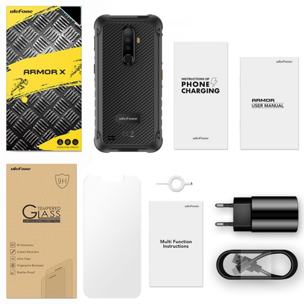 ULEFONE smartphone Armor X8i, IP68/IP69K, 5.7", 3/32GB, 5080mAh, μαύρο ULEFONE smartphone Armor X8i, IP68/IP69K, 5.7", 3/32GB, 5080mAh, μαύρο