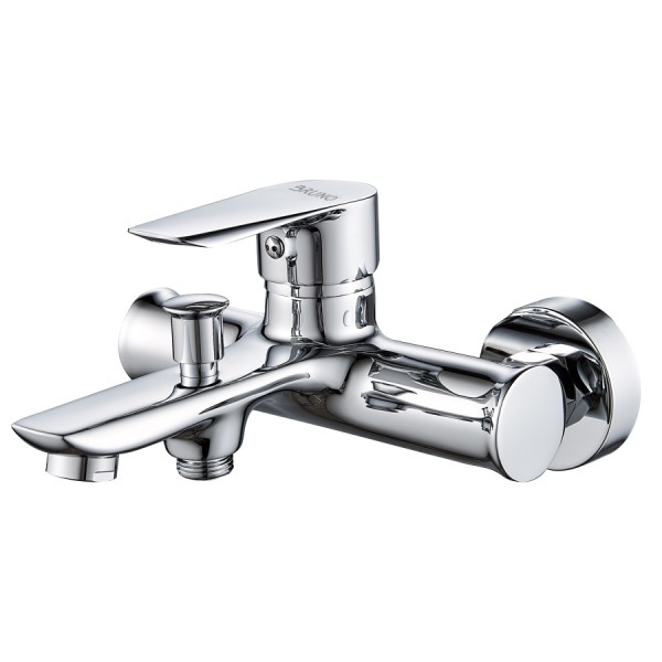 BRUNO αναμεικτική μπαταρία μπάνιου M31569-234C, ασημί BRUNO αναμεικτική μπαταρία μπάνιου M31569-234C, ασημί