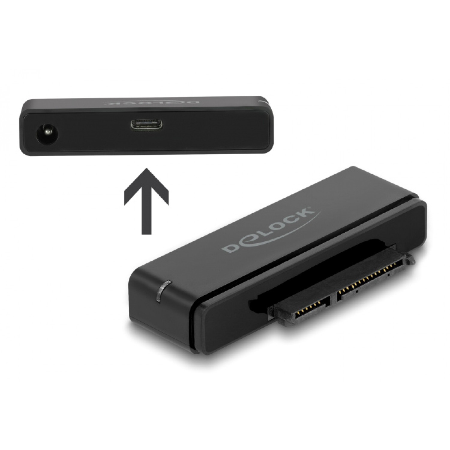 DELOCK αντάπτορας USB-C σε SATA 22-pin 64188, 6Gbps, καλώδιο USB, μαύρος DELOCK αντάπτορας USB-C σε SATA 22-pin 64188, 6Gbps, καλώδιο USB, μαύρος