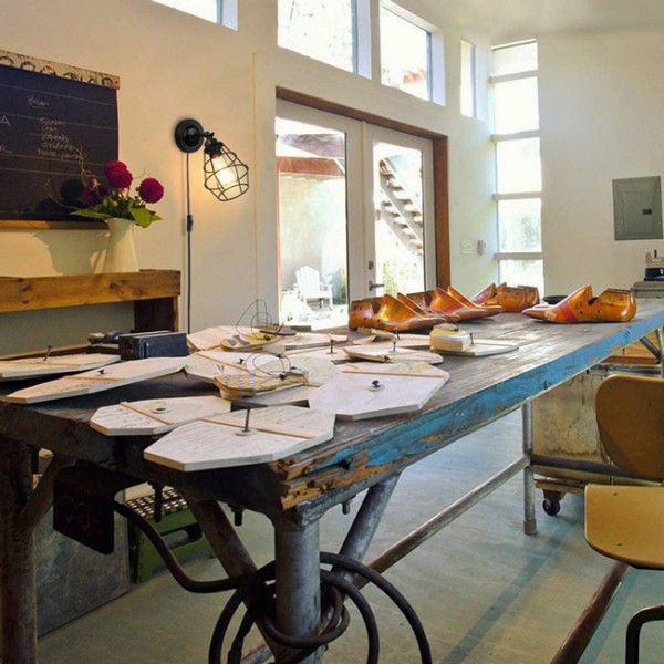 POWERTECH φωτιστικό τοίχου HLL-0059, E27, Φ15, μεταλλικό, μαύρο