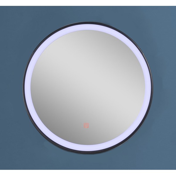 RAVENNA καθρέπτης μπάνιου LED Hilton Oval, 7.5W, Φ60, IP44, μαύρος