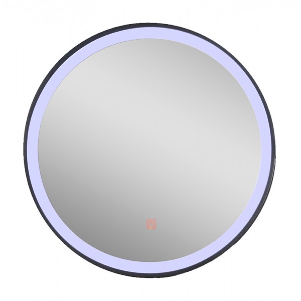 RAVENNA καθρέπτης μπάνιου LED Hilton Oval, 7.5W, Φ60, IP44, μαύρος