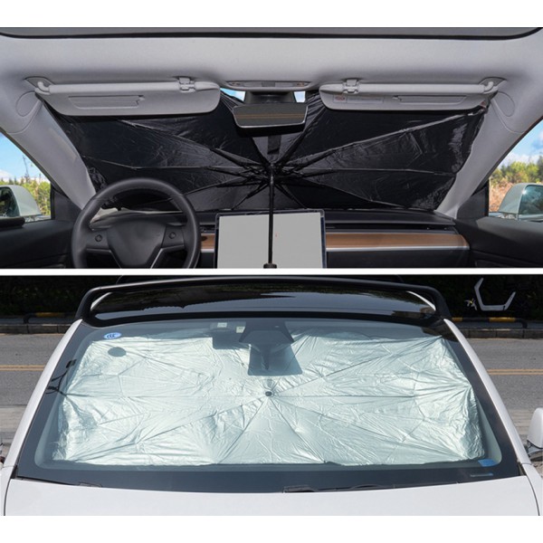 Ομπρέλα ηλιοπροστασίας παρμπρίζ αυτοκινήτου AG145B, 75 x 130cm Ομπρέλα ηλιοπροστασίας παρμπρίζ αυτοκινήτου AG145B, 75 x 130cm
