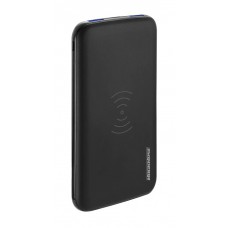 ROCKROSE power bank RRPB12, 10000mAh, 3x output & wireless, 18W, μαύρο