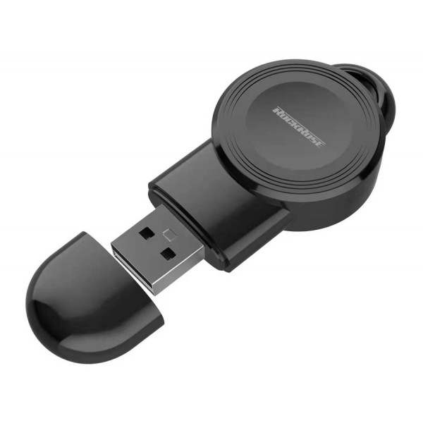 ROCKROSE ασύρματος φορτιστής RRWC06 για Apple Watch, 2.5W, μαύρος ROCKROSE ασύρματος φορτιστής RRWC06 για Apple Watch, 2.5W, μαύρος