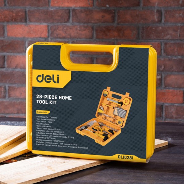 DELI σετ εργαλείων DL1028J, με θήκη, 28τμχ DELI σετ εργαλείων DL1028J, με θήκη, 28τμχ