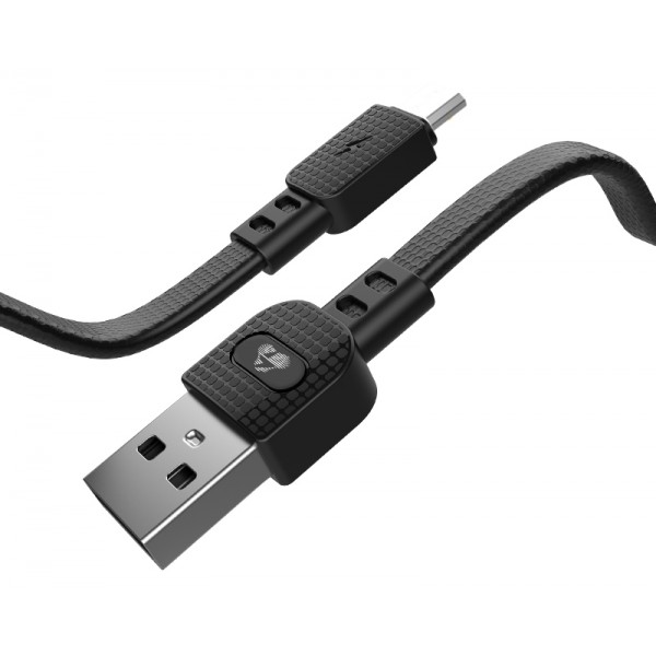 POWERTECH καλώδιο USB σε Micro USB armor PTR-0097, 15W 3A, 1m, μαύρο POWERTECH καλώδιο USB σε Micro USB armor PTR-0097, 15W 3A, 1m, μαύρο