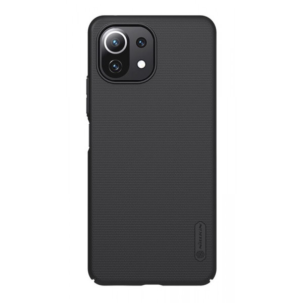 NILLKIN θήκη Super Frosted Shield για Xiaomi 11 Lite 4G/5G, μαύρη NILLKIN θήκη Super Frosted Shield για Xiaomi 11 Lite 4G/5G, μαύρη