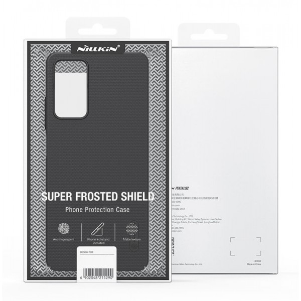 NILLKIN θήκη Super Frosted Shield για Xiaomi Note 11 5G/M4 Pro 5G, μαύρη NILLKIN θήκη Super Frosted Shield για Xiaomi Note 11 5G/M4 Pro 5G, μαύρη