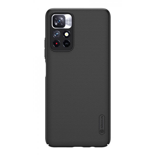 NILLKIN θήκη Super Frosted Shield για Xiaomi Note 11 5G/M4 Pro 5G, μαύρη NILLKIN θήκη Super Frosted Shield για Xiaomi Note 11 5G/M4 Pro 5G, μαύρη