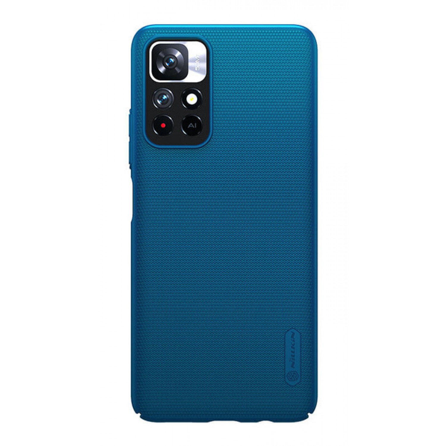NILLKIN θήκη Super Frosted Shield για Xiaomi Note 11 5G/M4 Pro 5G, μπλε NILLKIN θήκη Super Frosted Shield για Xiaomi Note 11 5G/M4 Pro 5G, μπλε