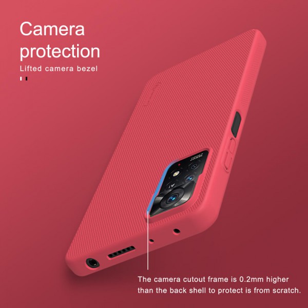 NILLKIN θήκη Super Frosted Shield για Xiaomi Note 11 Pro/Pro+/11i, μπλε NILLKIN θήκη Super Frosted Shield για Xiaomi Note 11 Pro/Pro+/11i, μπλε