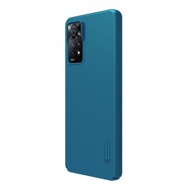 NILLKIN θήκη Super Frosted Shield για Xiaomi Note 11 Pro/Pro+/11i, μπλε NILLKIN θήκη Super Frosted Shield για Xiaomi Note 11 Pro/Pro+/11i, μπλε