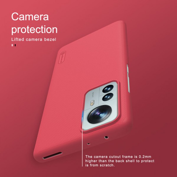 NILLKIN θήκη Super Frosted Shield για Xiaomi 12 Pro, μαύρη