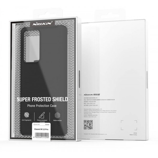 NILLKIN θήκη Super Frosted Shield για Xiaomi 12 Pro, μαύρη