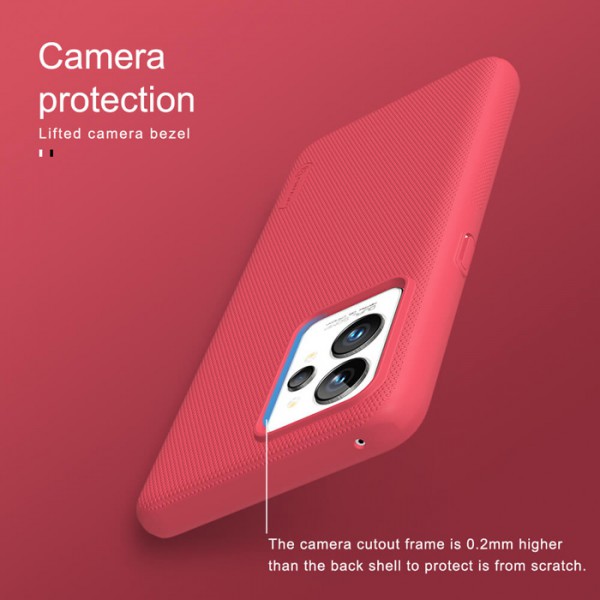 NILLKIN θήκη Super Frosted Shield για Realme GT2 Pro, μαύρη NILLKIN θήκη Super Frosted Shield για Realme GT2 Pro, μαύρη