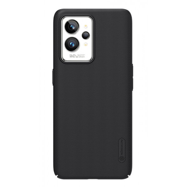 NILLKIN θήκη Super Frosted Shield για Realme GT2 Pro, μαύρη NILLKIN θήκη Super Frosted Shield για Realme GT2 Pro, μαύρη