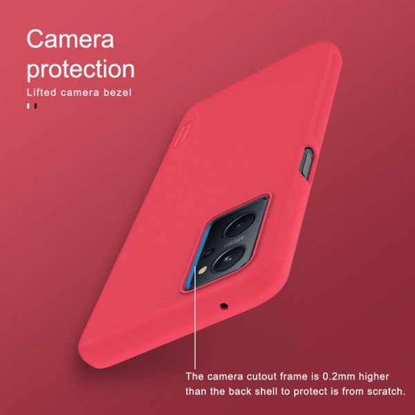NILLKIN θήκη Super Frosted Shield για Realme 9i, μαύρη NILLKIN θήκη Super Frosted Shield για Realme 9i, μαύρη