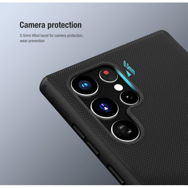 NILLKIN θήκη Super Frosted Shield Pro για Samsung S22 Ultra, μαύρη NILLKIN θήκη Super Frosted Shield Pro για Samsung S22 Ultra, μαύρη