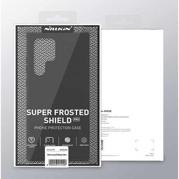 NILLKIN θήκη Super Frosted Shield Pro για Samsung S22 Ultra, μαύρη NILLKIN θήκη Super Frosted Shield Pro για Samsung S22 Ultra, μαύρη