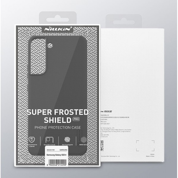 NILLKIN θήκη Super Frosted Shield Pro για Samsung Galaxy S22+/Pro, μαύρη NILLKIN θήκη Super Frosted Shield Pro για Samsung Galaxy S22+/Pro, μαύρη